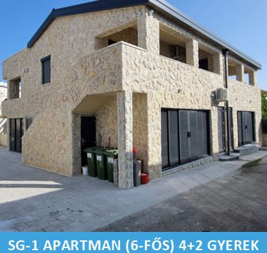 SG-1 Apartman (6-fős) . 4 + 2 gyerek